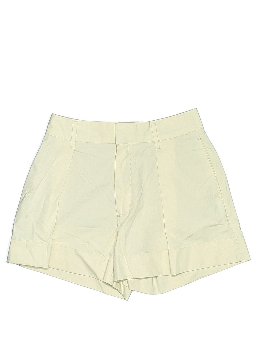 Banana Republic Cream High-Rise Shorts